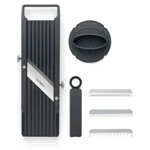 Global GEMÜSEHOBEL 64 mm Würfel/Scheiben/Julienne 1-tlg. Schwarz