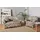 DOMO collection Couch Mikrofaser 3-Sitzer Braun