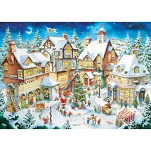 Ravensburger 50-jähriges Jubiläum: Weihnachtsdorf Limited Edition Nr.28 1000-teiliges Puzzle