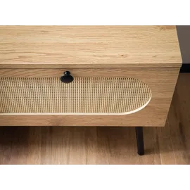 Möbel Boss WL6.889 Lowboard 100x45x40 cm Braun Metall/MDF/Spanplatte