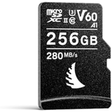 Angelbird AV PRO microSD V60 R280/W160 microSDXC 256GB Kit, UHS-II U3, A1, Class 10 (AVP256MSDV60)