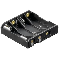 Batteriehalter für 4x Microzellen AAA mit Lötanschluss