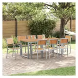 vidaXL Gartenstuhl 56 x 57 x 87 cm braun 8 St.