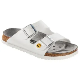 Birkenstock Arizona ESD Birko-Flor schmal weiß 40