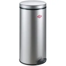 Wesco Gastro Tretabfallsammler 127 silber 22 Liter Volumen, Kunststoff-Fußtritt