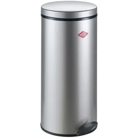 Wesco Gastro Tretabfallsammler 127 silber 22 Liter Volumen, Kunststoff-Fußtritt
