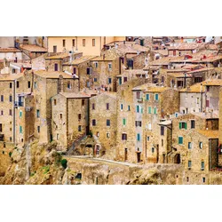 Fototapete PAPERMOON "ALTSTADT ITALIEN", bunt, B:4,00m L:2,60m, Vlies, Tapeten