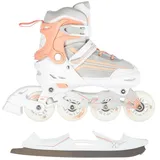 Nils Extreme NH18190 Inliner Kombo 2in1 Eistanzen WHITE/PINK 39-43