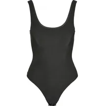 URBAN CLASSICS Ladies Shiny Rib Body - Schwarz