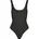 URBAN CLASSICS Ladies Shiny Rib Body - Schwarz