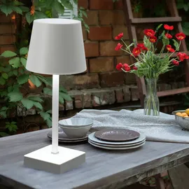 Cepewa Nachttischlampe Weiß