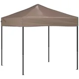 vidaXL Partyzelt Faltbar Taupe 2x2 m