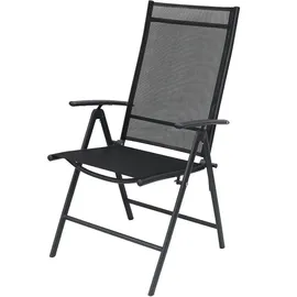 Mojawo Hochlehner Klappstuhl 54 x 54 x 106 cm schwarz