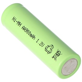 AccuCell NiMH Akku Flat Top Mignon AA 900mAh Industrieausführung mit flachem Pluspol