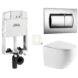SAT Hänge-WC Set zum Einmauern SIKOJZREX67CR