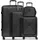 Redolz Essentials 14 Koffer-Set 4-tlg. schwarz/black metallic