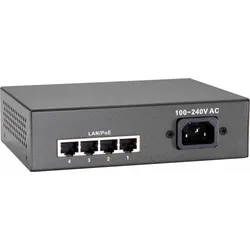 LevelOne FEP-0511W90 - Switch - 4 x 10/100 (PoE+, uplink)