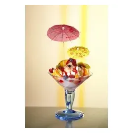 Papstar Deko-Picker 10 cm farbig sortiert "Eisschirmchen"