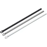 Tubus Befestigungsstrebe HR-Träger, L=240mm, Vers=0mm, Silber