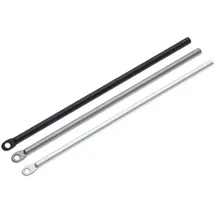 Tubus Befestigungsstrebe HR-Träger, L=240mm, Vers=0mm, Silber