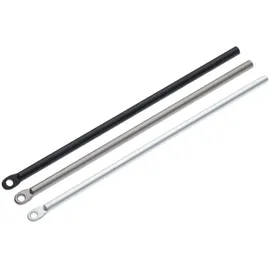 Tubus Befestigungsstrebe HR-Träger, L=240mm, Vers=0mm, Silber