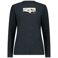 CMP Damen T-Shirt nero mel-sesamo 40