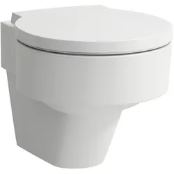 WC „VAL“ in Weiß, Befestigung sichtbar