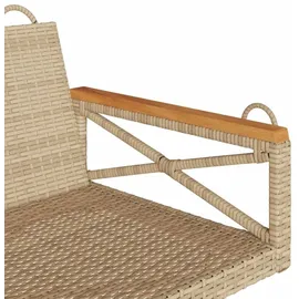 vidaXL Hängebank 109 x 62 x 40 cm Beige