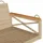 vidaXL Hängebank 109 x 62 x 40 cm Beige
