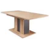 Innostyle Memphis Esstisch mit Ausziehfunktion Holzwerkstoff 160/210x75x90 cm