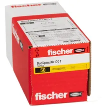Fischer DuoXpand 8 x 100 T Langschaftdübel 50 Stück