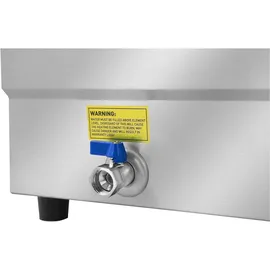 Royal Catering Bain Marie 5 x GN 1/2 Ablasshahn