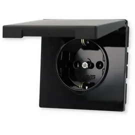 Jung Schuko-Steckdose Schwarz 1 St.