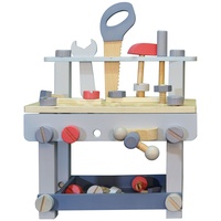 EverEarth Kinder Werkbank Spiel Werkstatt Tisch Spielzeug Werkzeug Bank FSC Holz