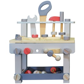 EverEarth Kinder Werkbank Spiel Werkstatt Tisch Spielzeug Werkzeug Bank FSC Holz