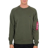 Alpha Industries X-Fit Sweat Sweatshirt für Herren Dark Green