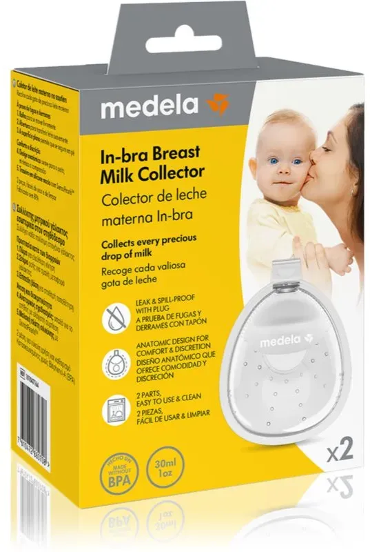 Medela In-bra Breast Milk Collector Muttermilch-Sammler in einen BH 2 St.