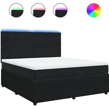 vidaXL Boxspringbett 180 x 200 cm Schwarz