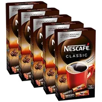 Kaffee-Instant Nescafe Classic Instant-Kaffee 5 Packungen 10 x 2 g