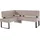 Home Affaire Eckbank Oliver, mit Metallgestell, beige Sitzbänke, 48852233-0