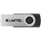 xlyne USB-Stick Retail 8GB Schwarz/Silber 7600800 USB-C®