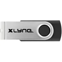 xlyne USB-Stick Retail 8GB Schwarz/Silber 7600800 USB-C®