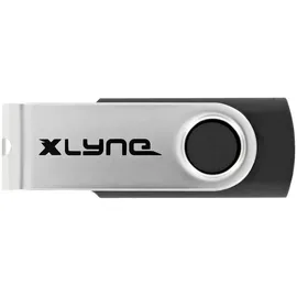xlyne USB-Stick Retail 8GB Schwarz/Silber 7600800 USB-C®