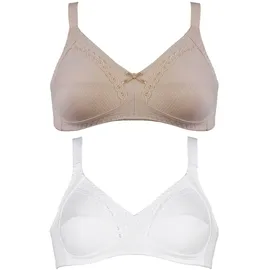 NATURANA Soft-BH Classics Beige/Weiß 80D