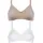 NATURANA Soft-BH Classics Beige/Weiß 80D