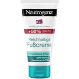 Neutrogena Reichhaltige Fußcreme, feuchtigkeitsspendende Fußcreme für sehr trockene Füße mit Glycerin, Allantoin & Panthenol, beruhigende Fußpflege Creme für spürbar geschmeidigere Haut (150 ml)