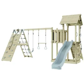 OUTDOORTOYS Spielturm Roskilde Holz Blau