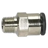 Riegler Gerade Steckverschraubung »click-clock «, R 1/8 a., Schlauch- Ø4