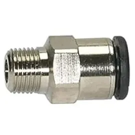 Riegler Gerade Steckverschraubung »click-clock «, R 1/8 a., Schlauch- Ø4