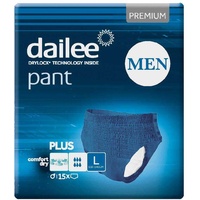 Dailee Pant Men Premium Plus Gr. L Windelhosen 15 Stück Männer Inkontinenz